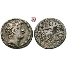 Syrien, Königreich der Seleukiden, Antiochos VIII., Tetradrachme, ss+