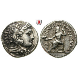 Makedonien, Königreich, Alexander III. der Grosse, Tetradrachme um 323-320 v.Chr., ss+