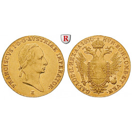 Österreich, Kaiserreich, Franz II. (I.), Dukat 1830, 3,44 g fein, ss-vz/vz+