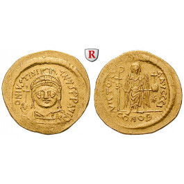 Byzanz, Justinian I., Solidus 527-565, ss-vz