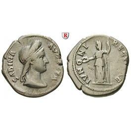Römische Kaiserzeit, Sabina, Frau des Hadrianus, Denar 134-136, ss