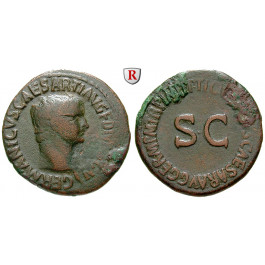Römische Kaiserzeit, Germanicus, As 50-54, ss