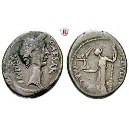 Römische Republik, Caius Iulius Caesar, Denar März 44 v.Chr., ss