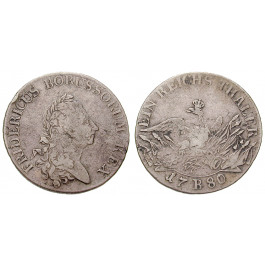 Brandenburg-Preussen, Königreich Preussen, Friedrich II., Reichstaler 1780, ss