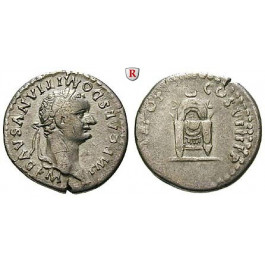 Römische Kaiserzeit, Domitianus, Denar 82, ss+