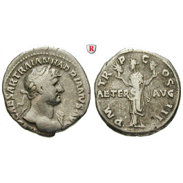 Römische Kaiserzeit, Hadrianus, Denar 119-120, ss