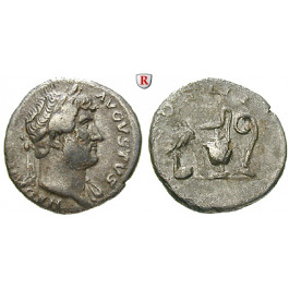 Römische Kaiserzeit, Hadrianus, Denar 125-127, ss