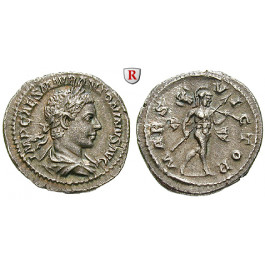 Römische Kaiserzeit, Elagabal, Denar 218-222, ss-vz