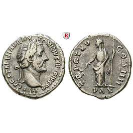Römische Kaiserzeit, Antoninus Pius, Denar 151-152, ss+
