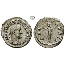 Römische Kaiserzeit, Maximinus I., Denar 236-238, vz+