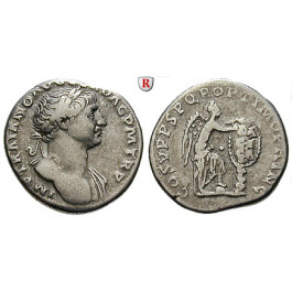 Römische Kaiserzeit, Traianus, Denar 111, ss+/ss