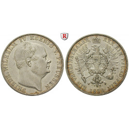 Brandenburg-Preussen, Königreich Preussen, Friedrich Wilhelm IV., Vereinstaler 1859, ss-vz