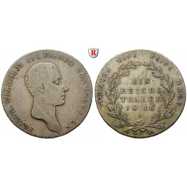 Brandenburg-Preussen, Königreich Preussen, Friedrich Wilhelm III., Reichstaler 1816, ss