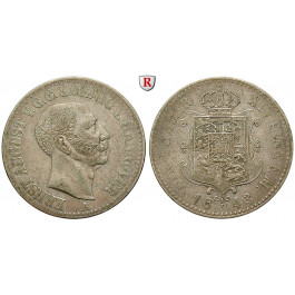 Braunschweig, Königreich Hannover, Ernst August, Taler 1843, ss