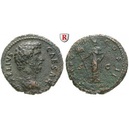 Römische Kaiserzeit, Aelius, Caesar, As 137, ss+/ss