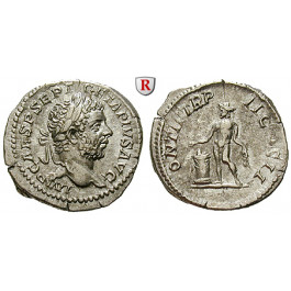 Römische Kaiserzeit, Geta, Denar 209-212, vz/ss-vz