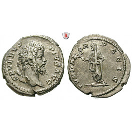 Römische Kaiserzeit, Septimius Severus, Denar 202-210, vz+