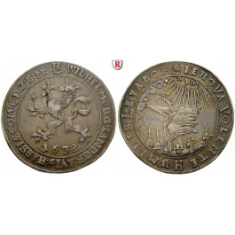 Hessen, Hessen-Kassel, Wilhelm VI., Reichstaler 1638, ss-vz/ss