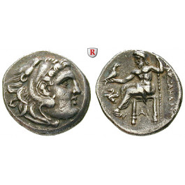 Makedonien, Königreich, Alexander III. der Grosse, Drachme 310-301 v.Chr., ss+