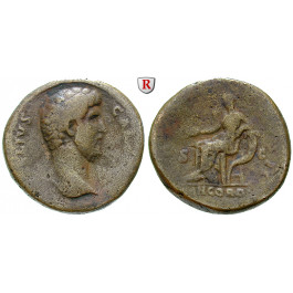 Römische Kaiserzeit, Aelius, Caesar, Sesterz 137, f.ss
