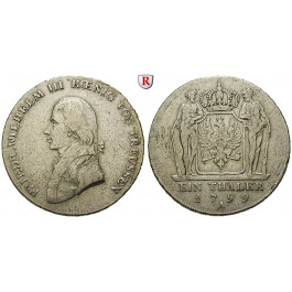 Brandenburg-Preussen, Königreich Preussen, Friedrich Wilhelm III., Taler 1799, ss+