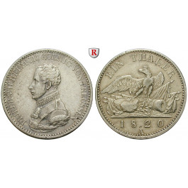 Brandenburg-Preussen, Königreich Preussen, Friedrich Wilhelm III., Taler 1820, ss-vz