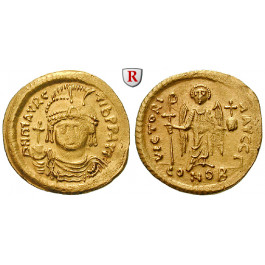 Byzanz, Mauricius Tiberius, Solidus 583-602, ss-vz