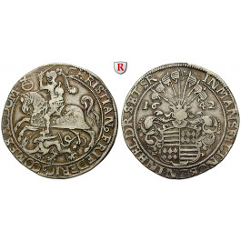 Mansfeld, Grafschaft, Mansfeld-Hinterort, Christian Friedrich, 1/2 Reichstaler 1642, ss