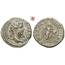 Römische Kaiserzeit, Septimius Severus, Denar 207, ss-vz/ss