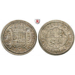 Spanien, Luis I., 2 Reales 1724, vz