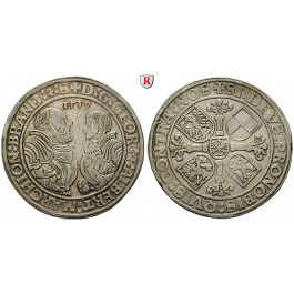 Brandenburg in Franken, Brandenburg-Franken, Georg und Albrecht, Taler 1539, ss+
