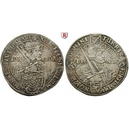Sachsen, Albertinische Linie, Johann Georg I., 1/2 Reichstaler 1630, ss-vz