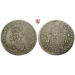 Pommern, Pommern unter schwedischer Herrschaft, Karl XI., 1/3 Taler 1673, ss