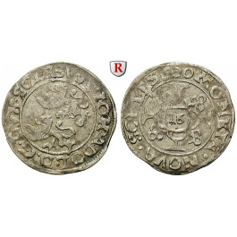 Schleswig-Holstein, Gottorp, Johann Adolph, 1/16 Taler 1600, ss