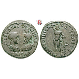 Römische Provinzialprägungen, Thrakien, Tomis, Philippus II., Bronze, vz