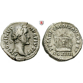 Römische Kaiserzeit, Antoninus Pius, Denar 145-161, ss+/ss