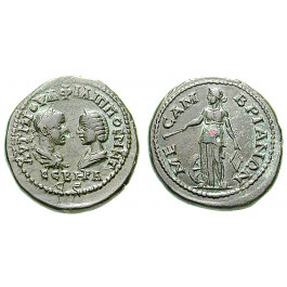 Römische Provinzialprägungen, Thrakien, Mesembria, Philippus I., Bronze, vz+