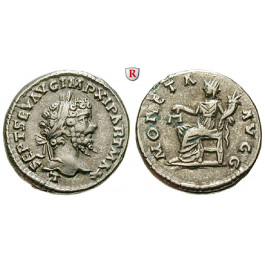Römische Kaiserzeit, Septimius Severus, Denar 198-202, vz/ss-vz