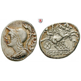 Römische Republik, P. Servillus Rullus, Denar 100 v.Chr., ss+