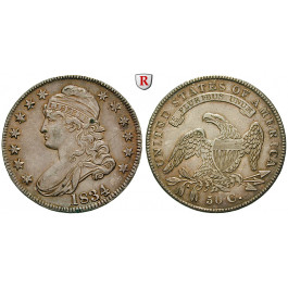 USA, 50 Cents 1834, vz