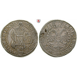 Wismar, Stadt, Reichstaler 1673, ss+