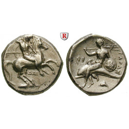 Italien-Kalabrien, Taras (Tarent), Didrachme 332-302 v.Chr., ss-vz