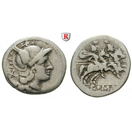 Römische Republik, Anonym, Denar nach 211 v.Chr., f.ss