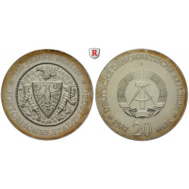 DDR, 20 Mark 1987, Stadtsiegel Berlin, f.st, J. 1617