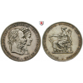 Österreich, Kaiserreich, Franz Joseph I., Doppelgulden 1879, ss-vz