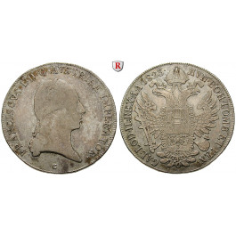 Österreich, Kaiserreich, Franz II. (I.), Konventionstaler 1823, ss