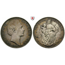 Bayern, Königreich, Ludwig II., Madonnentaler o.J., ss