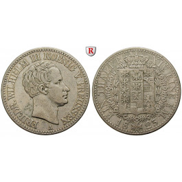 Brandenburg-Preussen, Königreich Preussen, Friedrich Wilhelm III., Taler 1823, ss+