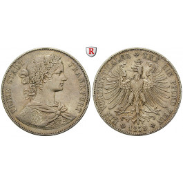 Frankfurt, Stadt, Vereinstaler 1859, ss