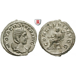 Römische Kaiserzeit, Otacilia Severa, Frau Philippus I., Antoninian 246-248, vz-st/vz